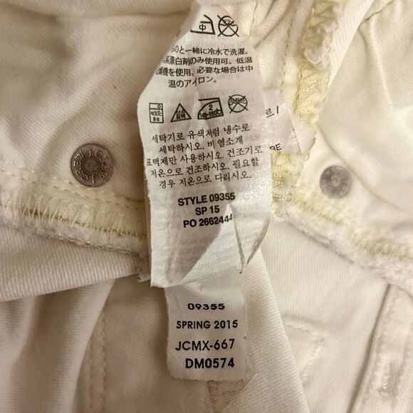 J. Crew 8” toothpick ankle Jean in white denim. Size 28. - Picture 13 of 13
